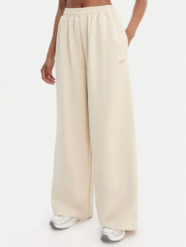 Reebok Reebok Donji dio trenerke Reebok x Ewa Chodakowska RK25624CCW Bež Wide Leg