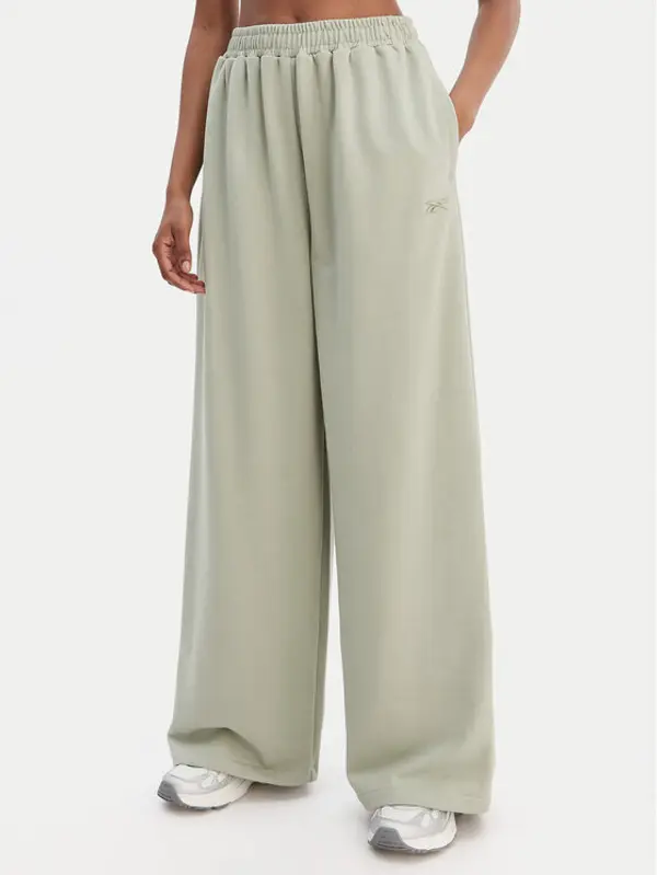Reebok Reebok Donji dio trenerke Reebok x Ewa Chodakowska RK25624CCW Zelena Wide Leg