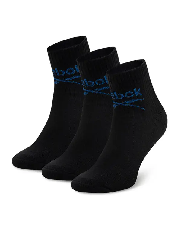 Reebok Reebok Duge čarape R0255-SS24 (3-pack) Crna