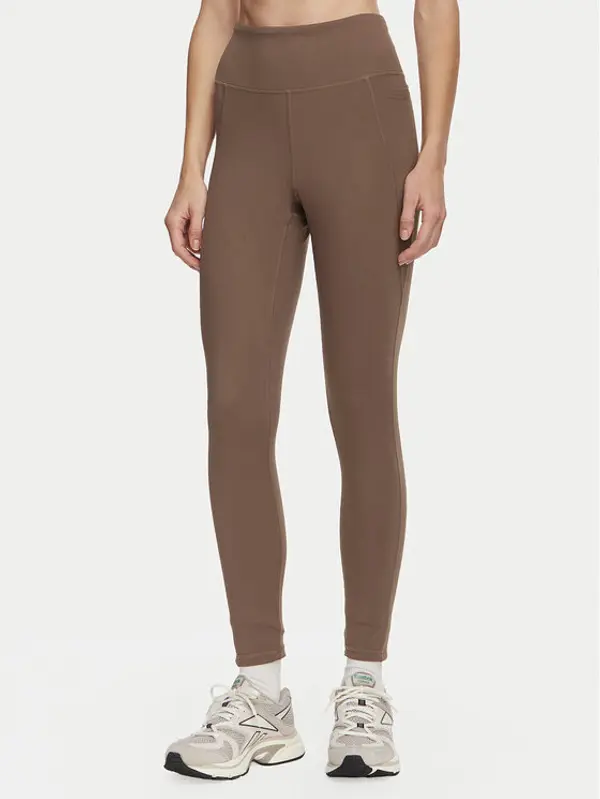 Reebok Reebok Leggings RK25975CCW Smeđa Slim Fit