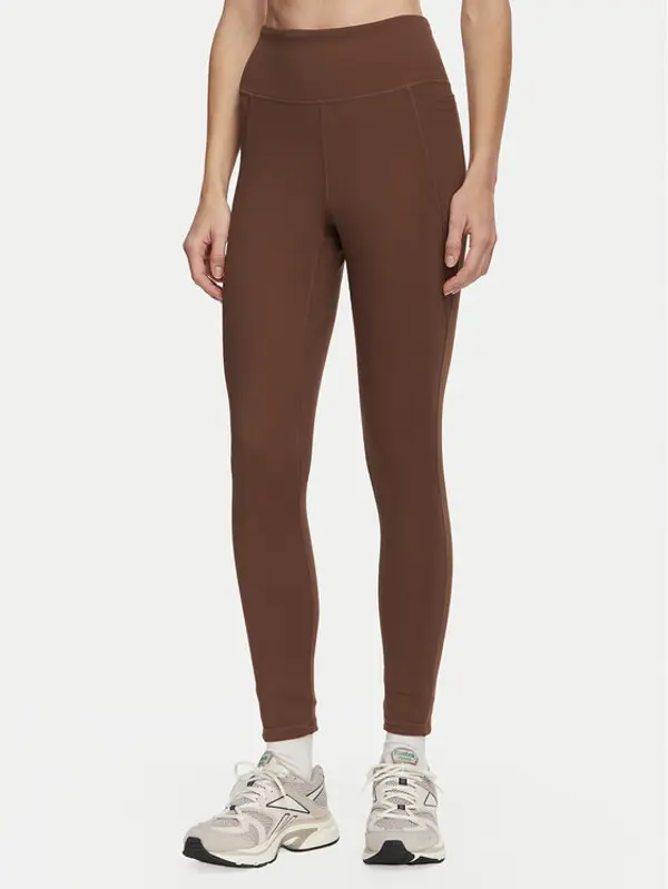 Reebok Reebok Leggings RK25975CCW Smeđa Slim Fit