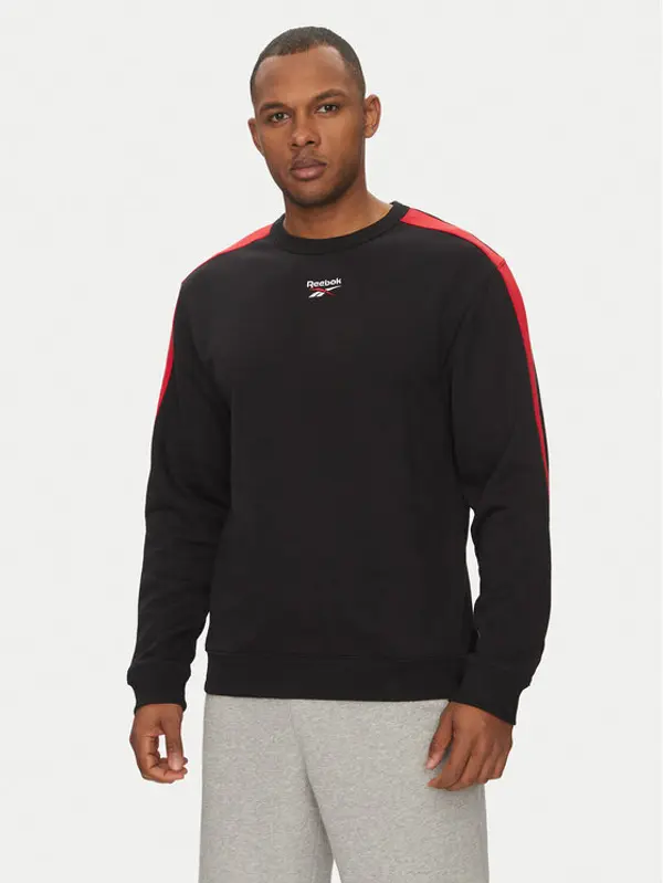 Reebok Reebok Majica dugih rukava 100215502 Crna Regular Fit