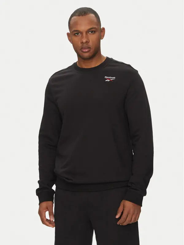 Reebok Reebok Majica dugih rukava 100221788 Crna Regular Fit