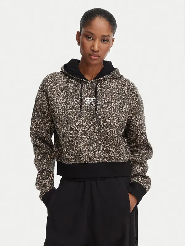Reebok Reebok Majica dugih rukava Helle RK25713CCW Smeđa Cropped Fit