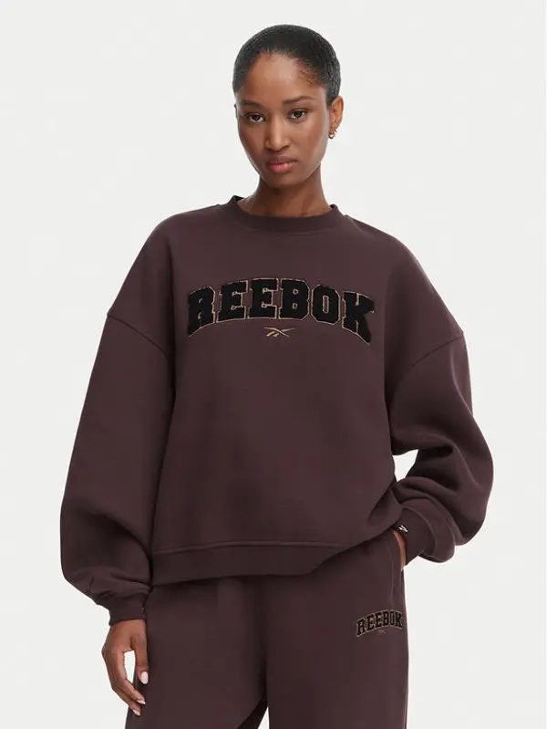 Reebok Reebok Majica dugih rukava Inka RK25686CCW Smeđa Oversize
