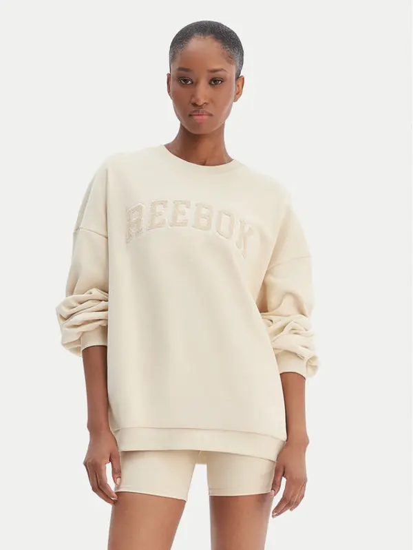 Reebok Reebok Majica dugih rukava Reebok x Ewa Chodakowska RK25622CCW Bež Relaxed Fit