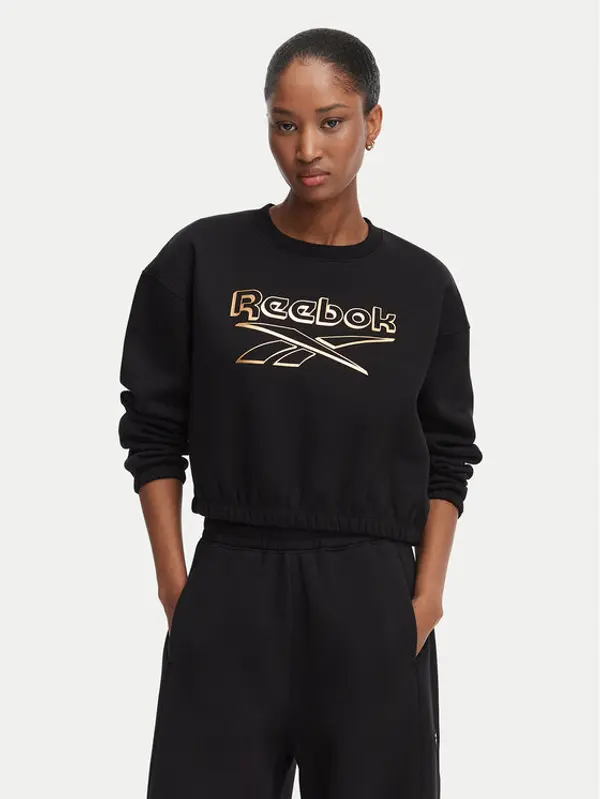 Reebok Reebok Majica dugih rukava Renata RK25707CCW Crna Cropped Fit