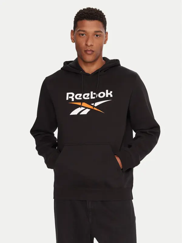 Reebok Reebok Majica dugih rukava RK25151CCM Crna Regular Fit