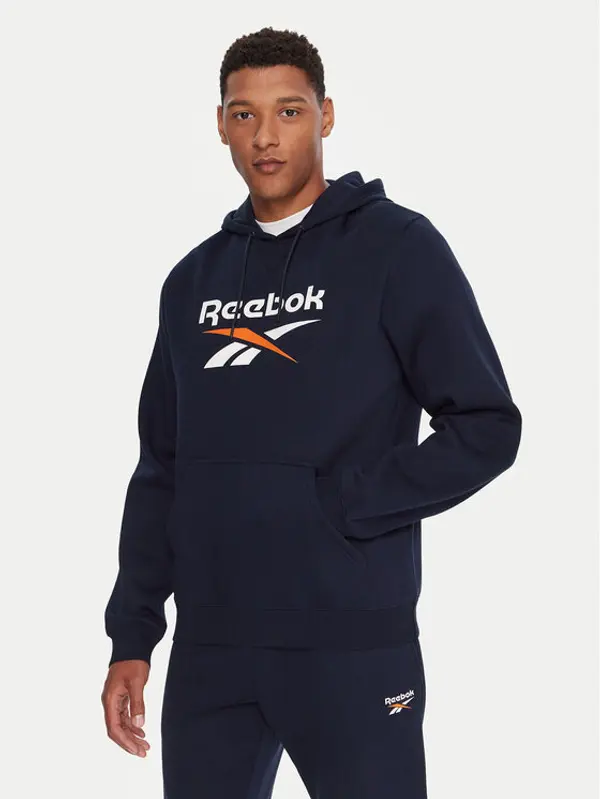 Reebok Reebok Majica dugih rukava RK25151CCM Tamnoplava Regular Fit