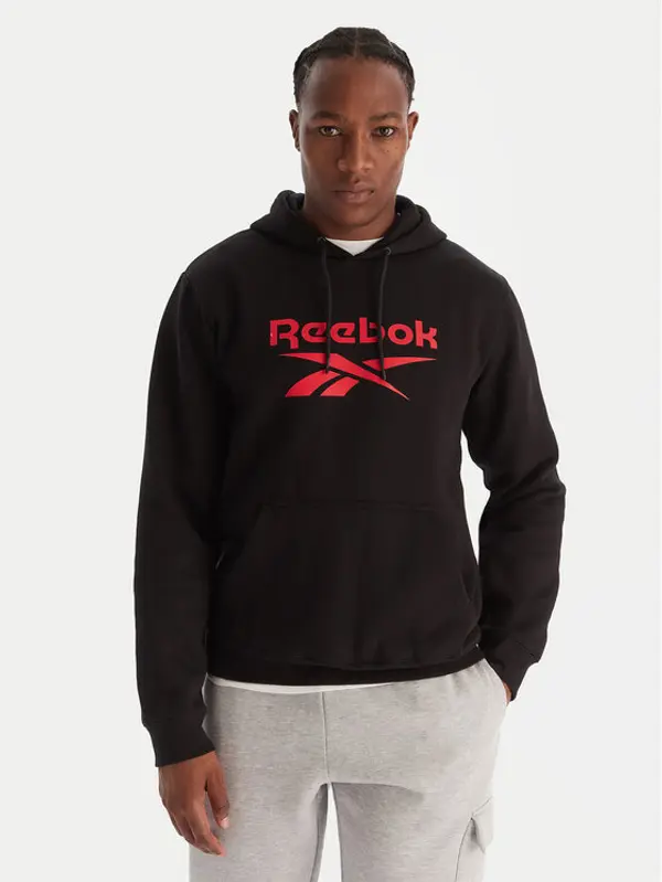 Reebok Reebok Majica dugih rukava RK25152CCM Crna Regular Fit