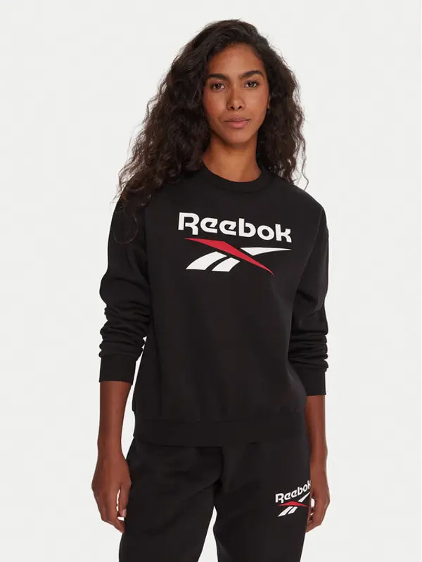 Reebok Reebok Majica dugih rukava RK25169CCW Crna Regular Fit
