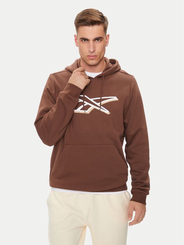 Reebok Reebok Majica dugih rukava Vector 100202413 Smeđa Regular Fit