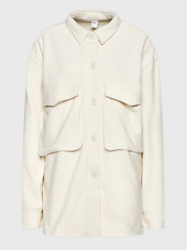 Reebok Reebok Prijelazna jakna Winter HG1183 Écru Oversize