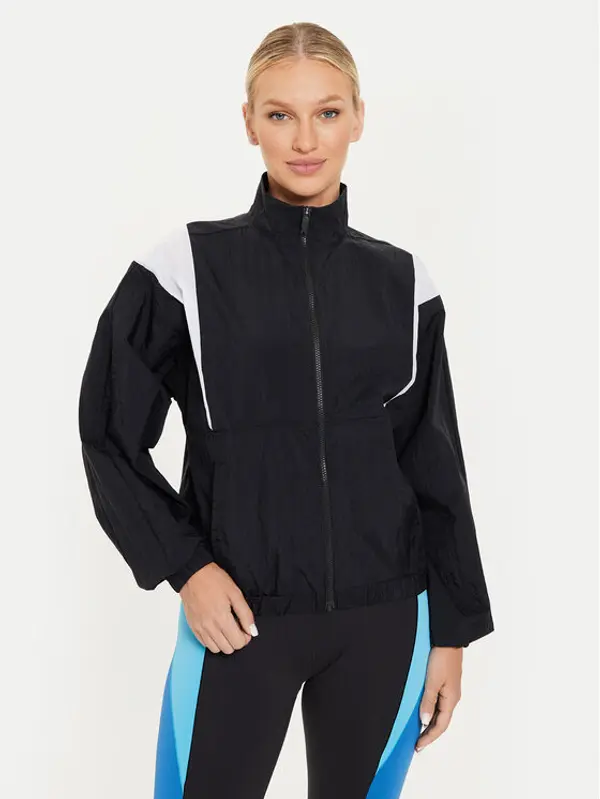 Reebok Reebok Prijelazna jakna Woven Jacket 100072686 Crna Regular Fit