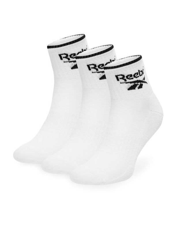 Reebok Reebok Set od 3 para unisex visokih čarapa R0362-SS24 (3-pack) Bijela