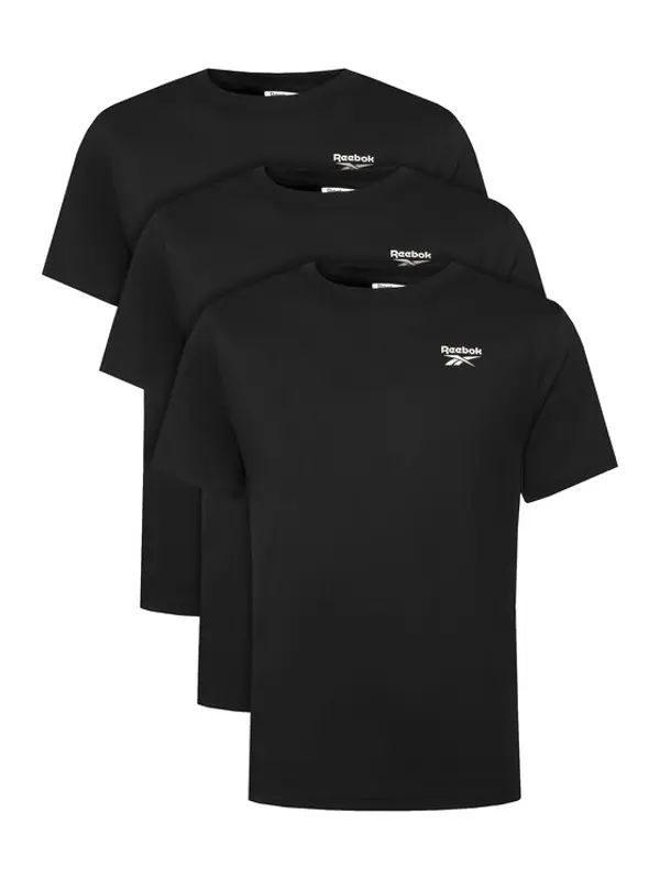Reebok Reebok Set t-shirt majica﻿ Wendell RK25190CCM Crna Regular Fit