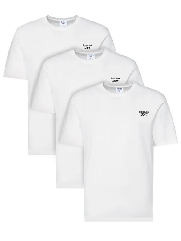 Reebok Reebok Set t-shirt majica﻿ Woodrow RK25189CCM Bijela Regular Fit