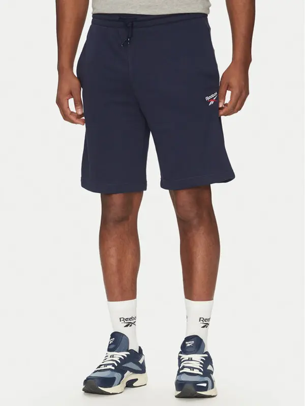 Reebok Reebok Sportske kratke hlače 100217147 Tamnoplava Regular Fit