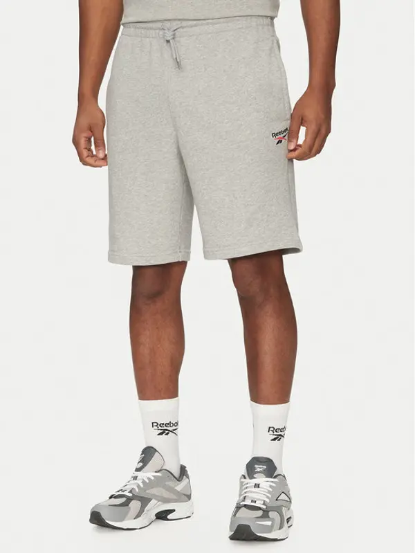 Reebok Reebok Sportske kratke hlače 100221793 Siva Regular Fit