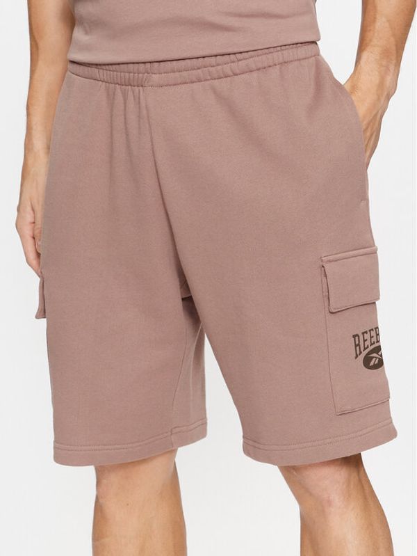 Reebok Reebok Sportske kratke hlače Archive Essentials IL8794 Bež Regular Fit