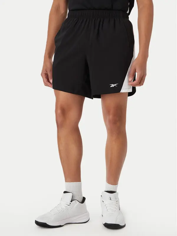 Reebok Reebok Sportske kratke hlače Błażej RK25879CCM Crna Regular Fit