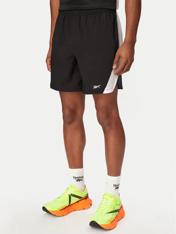 Reebok Reebok Sportske kratke hlače Błażej RK25879CCM Crna Regular Fit