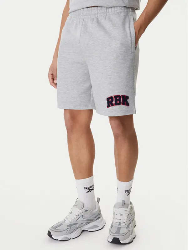 Reebok Reebok Sportske kratke hlače Braddish RK25559CCM Siva Relaxed Fit