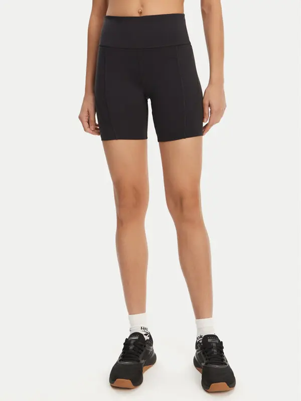 Reebok Reebok Sportske kratke hlače High-Rise Bike Shorts 5 118672 Crna Slim Fit