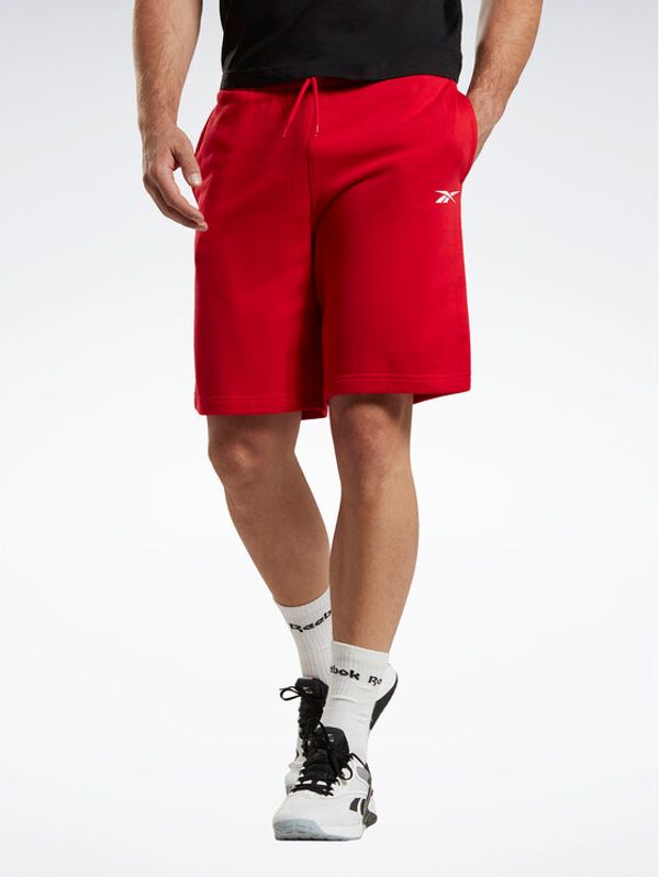 Reebok Reebok Sportske kratke hlače Reebok Identity French Terry Shorts IL4042 Crvena Regular Fit
