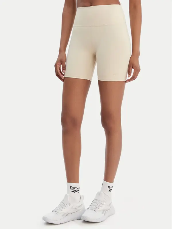 Reebok Reebok Sportske kratke hlače Reebok x Ewa Chodakowska RK25618CCW Bež Slim Fit