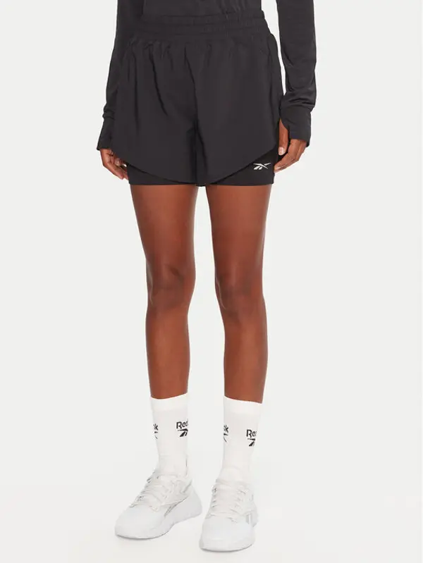 Reebok Reebok Sportske kratke hlače RK25186CCW Crna Slim Fit