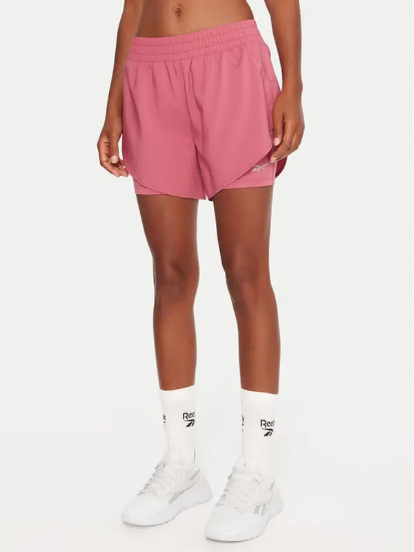 Reebok Reebok Sportske kratke hlače RK25186CCW Ružičasta Slim Fit