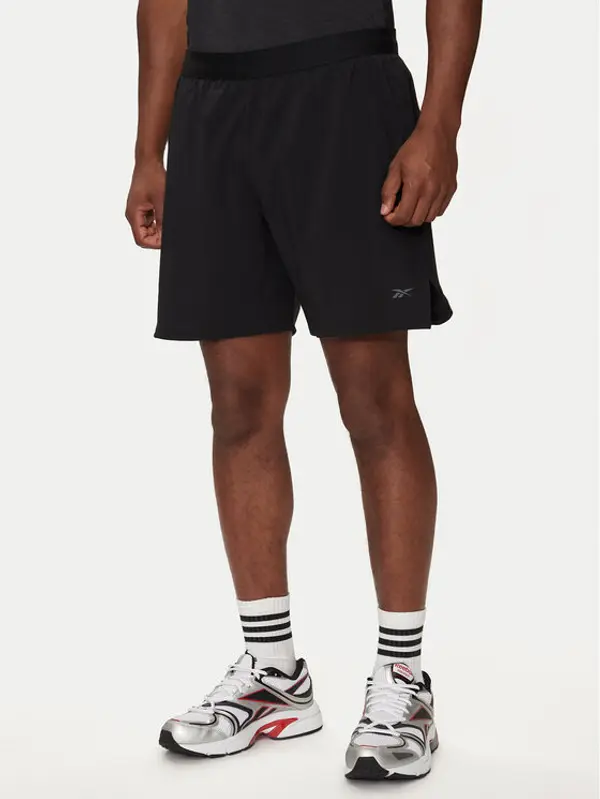 Reebok Reebok Sportske kratke hlače Speed 3.0 2 In 1 Short REEBOK-100065102 Crna Regular Fit