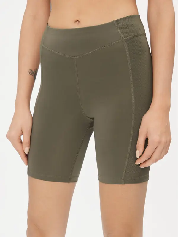 Reebok Reebok Sportske kratke hlače Yoga Performance IM4041 Zelena Tight Fit