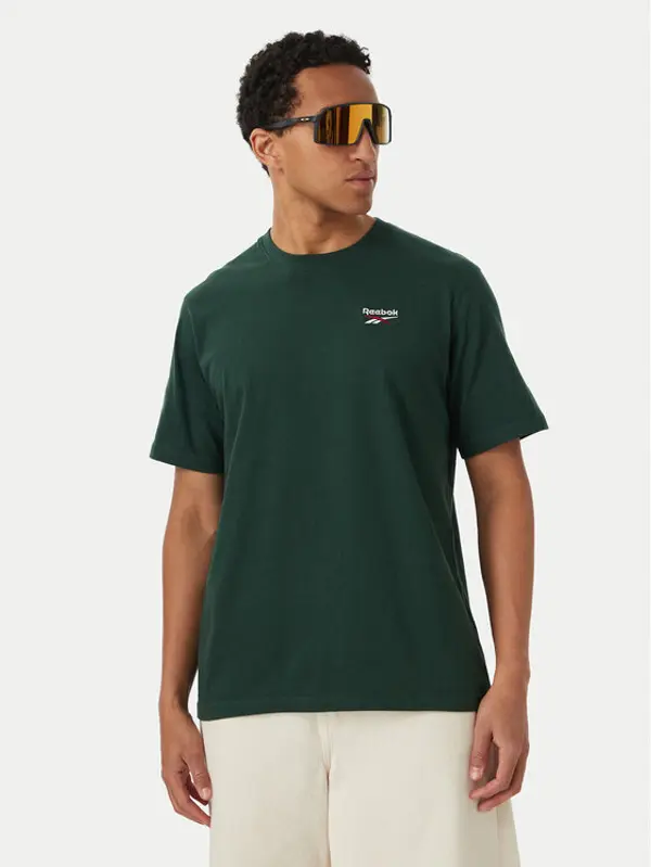 Reebok Reebok T-shirt Aurek RK25743CCM Tamno zelena Regular Fit