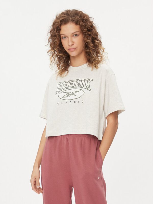 Reebok Reebok T-shirt Classics Big Logo HZ8099 Bijela Fitted Fit