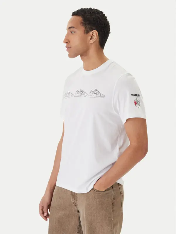 Reebok Reebok T-shirt Harley RK25569CCM Bijela Regular Fit