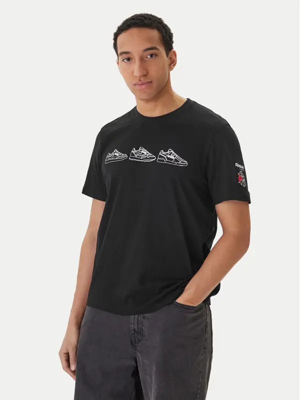 Reebok Reebok T-shirt Harley RK25569CCM Crna Regular Fit