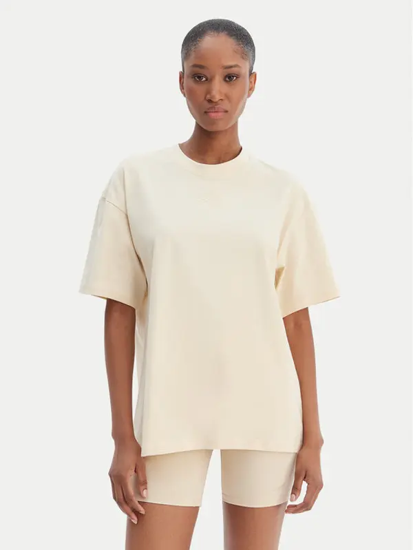 Reebok Reebok T-shirt Reebok x Ewa Chodakowska RK25611CCW Bež Relaxed Fit