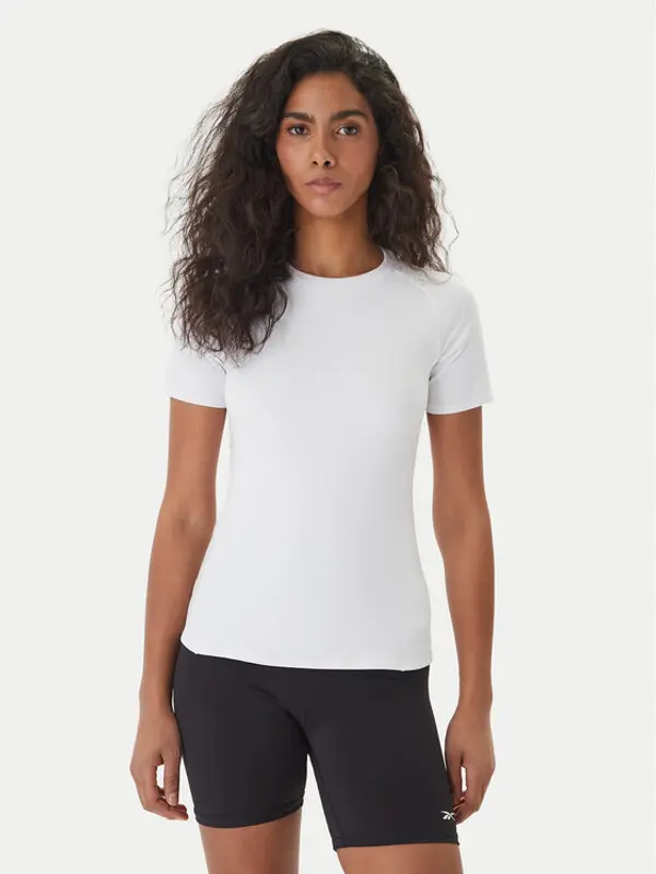 Reebok Reebok T-shirt Reebok x Ewa Chodakowska RK25613CCW Bijela Slim Fit