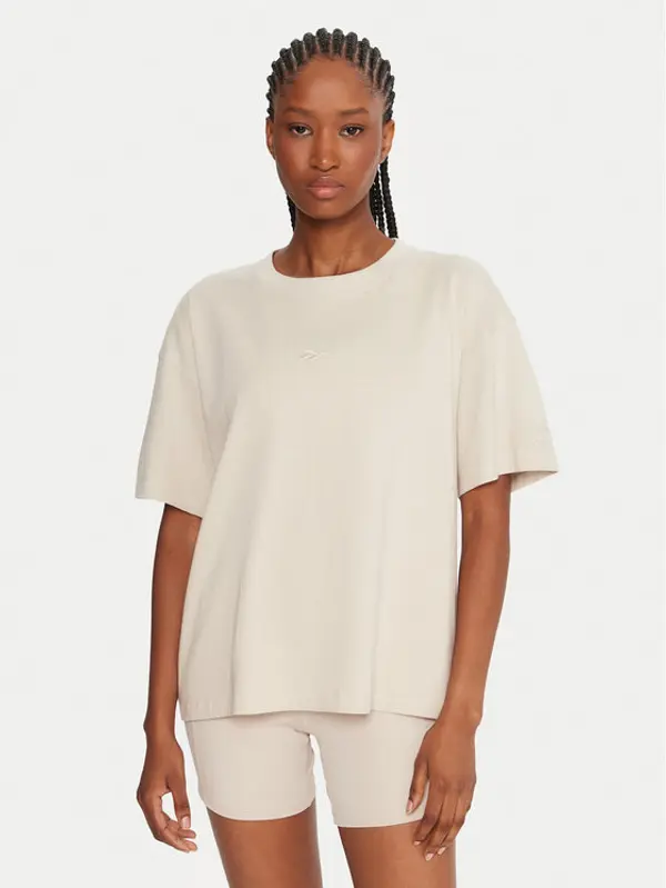 Reebok Reebok T-shirt RK25315CCW Bež Regular Fit