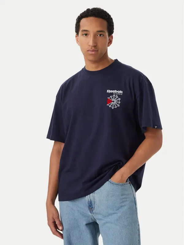 Reebok Reebok T-shirt RK25735CCM Tamnoplava Regular Fit