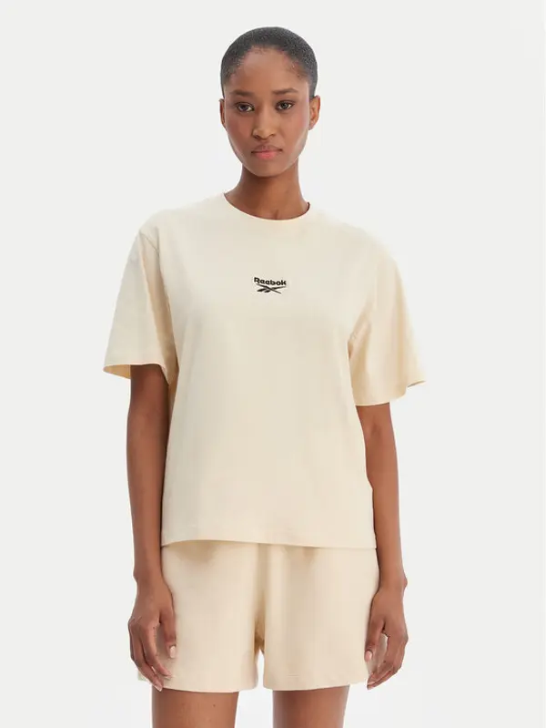 Reebok Reebok T-shirt Suzie RK25505CCW Bež Relaxed Fit