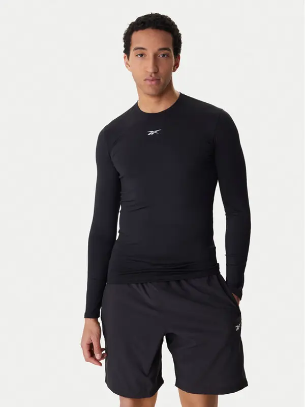 Reebok Reebok Tehnička majica RK25598CCM Crna Slim Fit