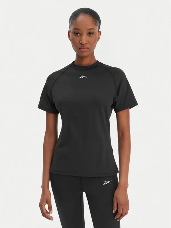 Reebok Reebok Tehnička majica RK25605CCW Crna Slim Fit