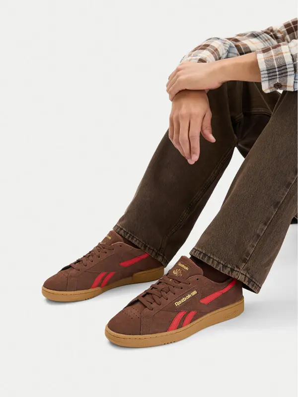Reebok Reebok Tenisice EO-CLUB C GROUNDS UK 100228143 Smeđa