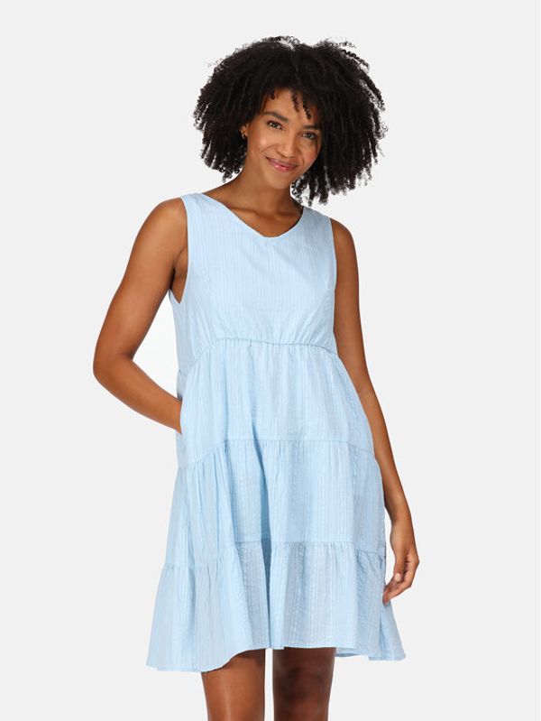 Regatta Regatta Ljetna haljina Zariah RWD060 Svijetloplava Regular Fit