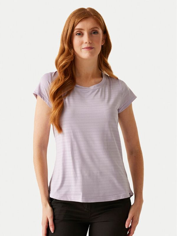 Regatta Regatta T-shirt Limonite VII RWT306 Ljubičasta Regular Fit