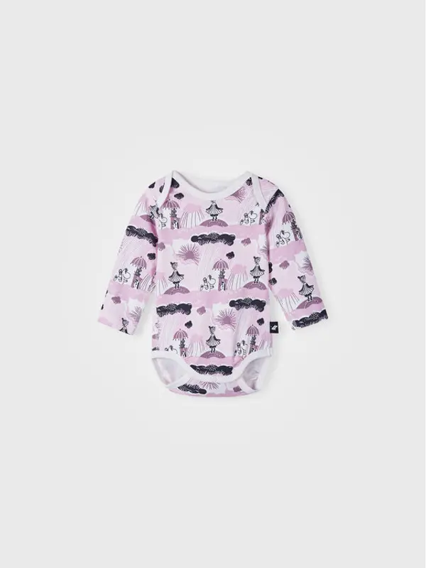 Reima Reima Dječje body MOOMIN Charmerande 5200071A Ružičasta Regular Fit