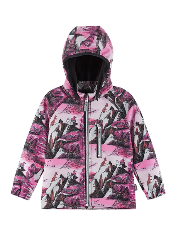 Reima Reima Softshell jakna Moomin Vantti 5100009E Šarena Regular Fit